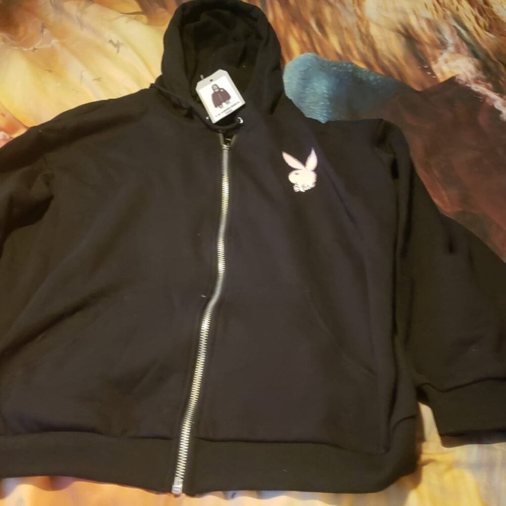 XL dolls kill playboy collab hoodie